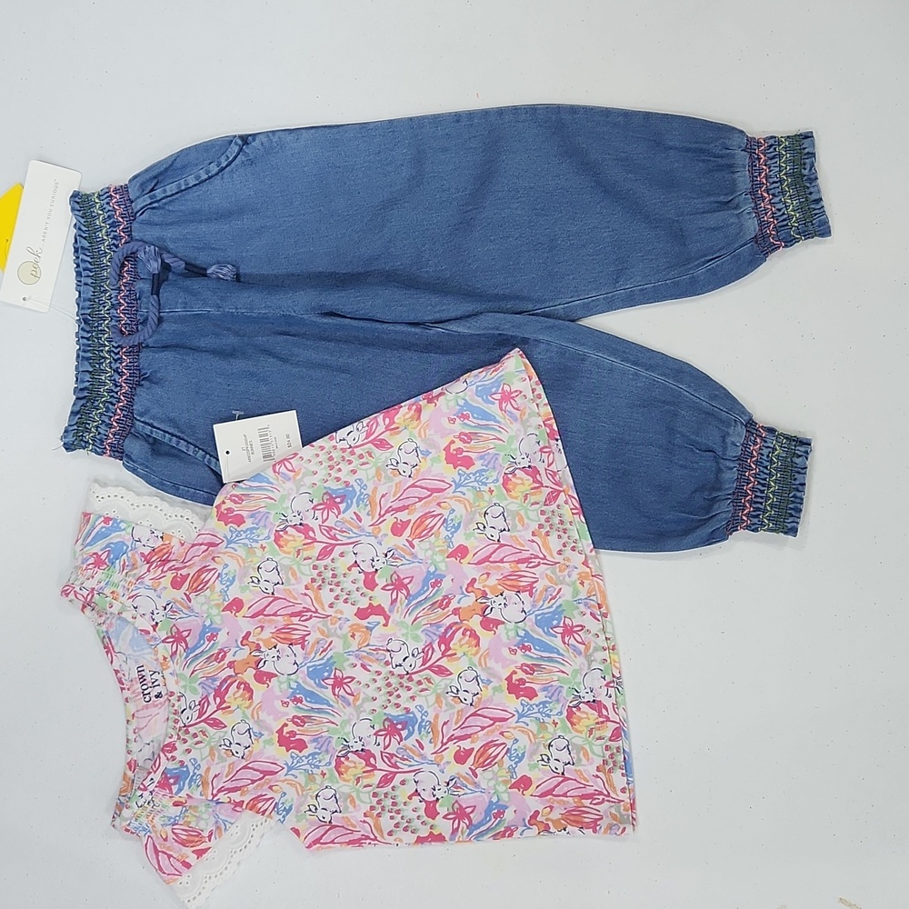 🆕️ Peek Chain Stitch Embroidery Esmerelda Jogger Pants - Picture 8 of 14